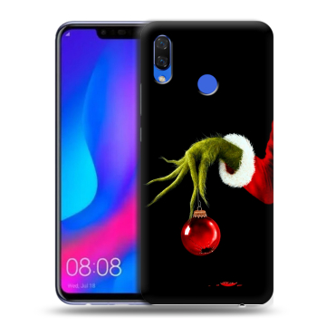 Пластиковый чехол на Huawei Nova 3 с принтом Новый год Гринч