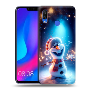 Пластиковый чехол на Huawei Nova 3 с принтом Новый год