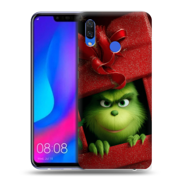 Пластиковый чехол на Huawei Nova 3 с принтом Новый год