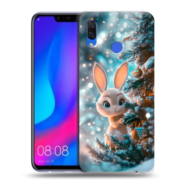 Пластиковый чехол на Huawei Nova 3 с принтом Новый год