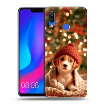 Пластиковый чехол на Huawei Nova 3 с принтом Новый год