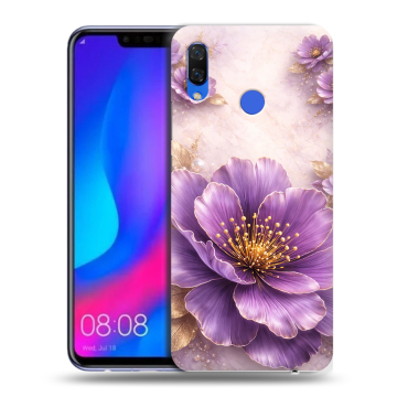 Пластиковый чехол на Huawei Nova 3 с принтом женский