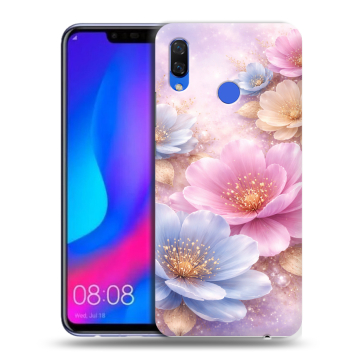 Пластиковый чехол на Huawei Nova 3 с принтом женский