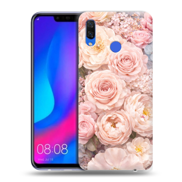 Пластиковый чехол на Huawei Nova 3 с принтом женский
