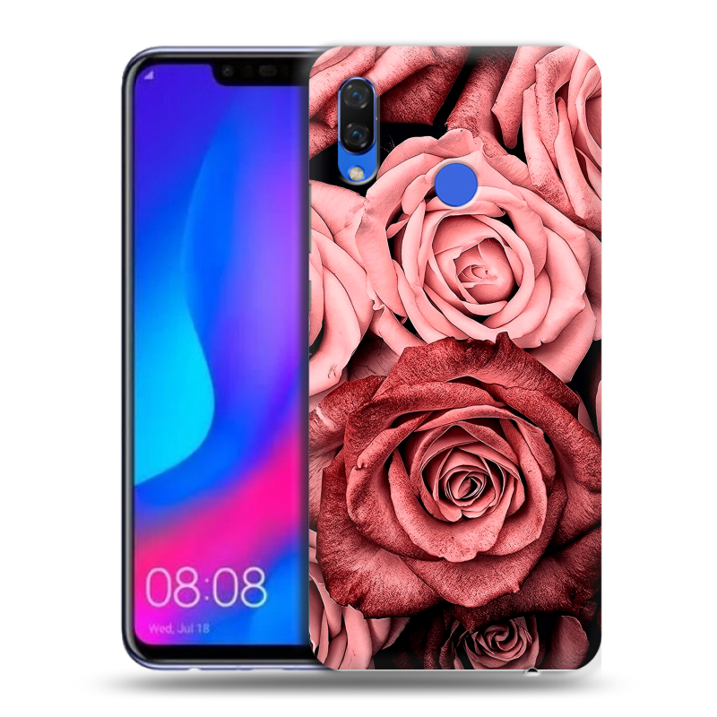 Пластиковый чехол на Huawei Nova 3 с принтом Цветы розы Пластиковый чехол на Huawei Nova 3 с принтом Цветы розы