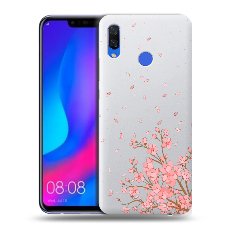 Пластиковый чехол на Huawei Nova 3 с принтом Ветка сакуры Пластиковый чехол на Huawei Nova 3 с принтом Ветка сакуры