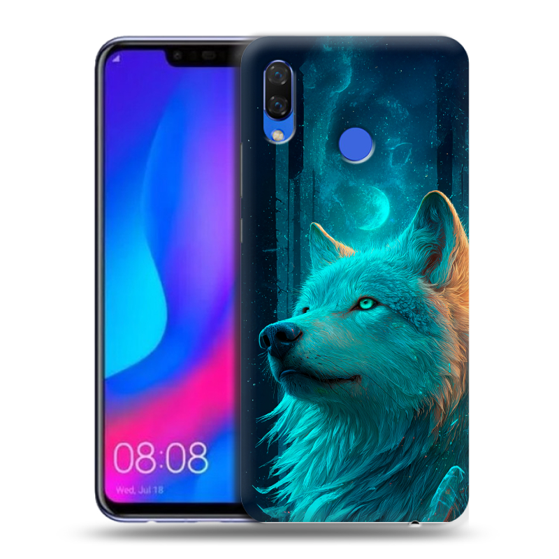 Пластиковый чехол на Huawei Nova 3 с принтом бабочки саккура Пластиковый чехол на Huawei Nova 3 с принтом бабочки саккура