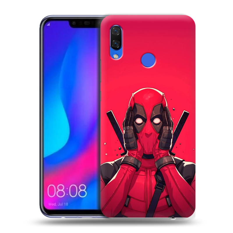 Пластиковый чехол на Huawei Nova 3 с принтом Дедпул Deadpool Пластиковый чехол на Huawei Nova 3 с принтом Дедпул Deadpool