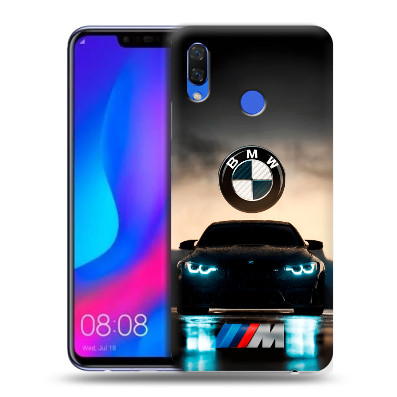 Пластиковый чехол на Huawei Nova 3 с принтом БМВ BMW Пластиковый чехол на Huawei Nova 3 с принтом БМВ BMW