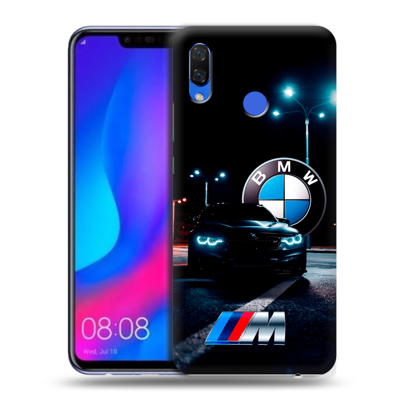 Пластиковый чехол на Huawei Nova 3 с принтом БМВ BMW Пластиковый чехол на Huawei Nova 3 с принтом БМВ BMW