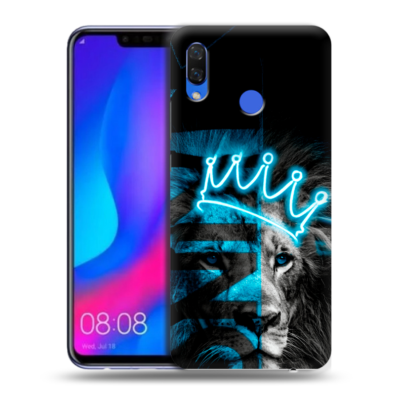 Пластиковый чехол на Huawei Nova 3 с принтом Король лев Пластиковый чехол на Huawei Nova 3 с принтом Король лев