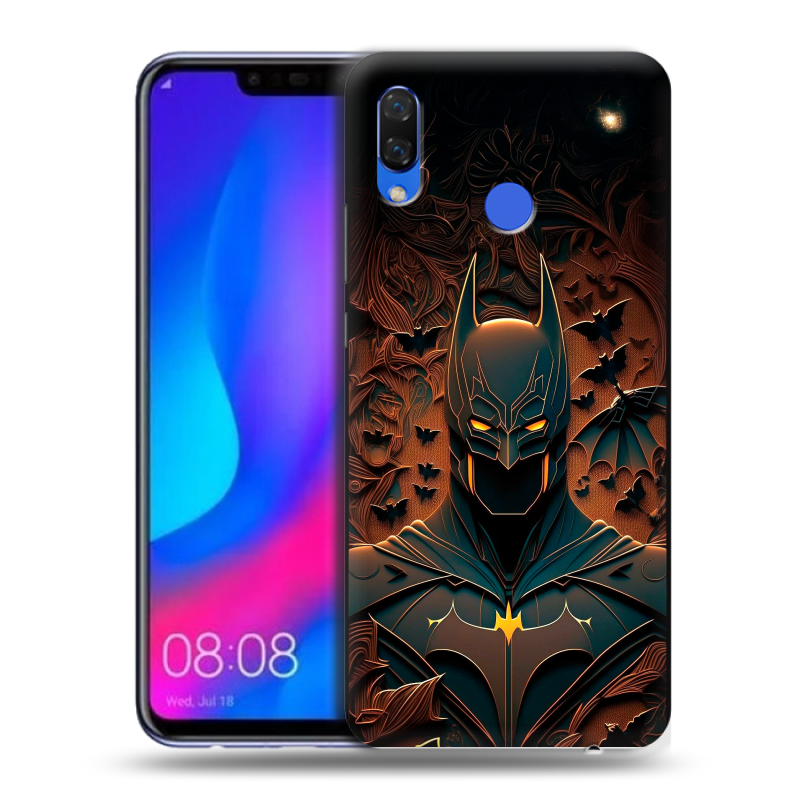 Пластиковый чехол на Huawei Nova 3 с принтом Batman Бэтмен Пластиковый чехол на Huawei Nova 3 с принтом Batman Бэтмен