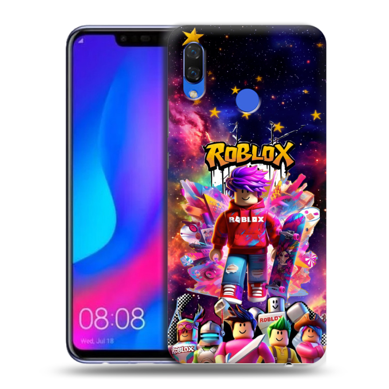 Пластиковый чехол на Huawei Nova 3 с принтом Roblox Роблокс Пластиковый чехол на Huawei Nova 3 с принтом Roblox Роблокс