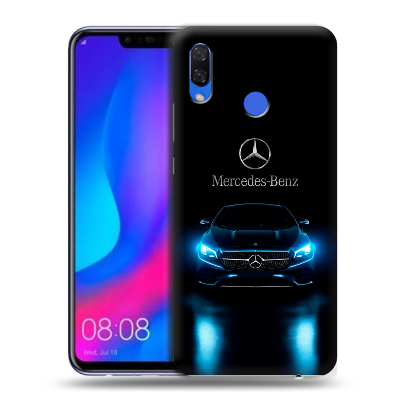 Пластиковый чехол на Huawei Nova 3 с принтом Mercedes Мерседес Пластиковый чехол на Huawei Nova 3 с принтом Mercedes Мерседес