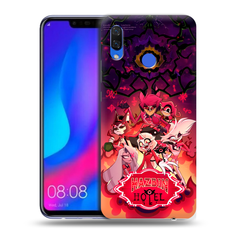 Пластиковый чехол на Huawei Nova 3 с принтом Hazbin Hotel Отель Хазбин Пластиковый чехол на Huawei Nova 3 с принтом Hazbin Hotel Отель Хазбин