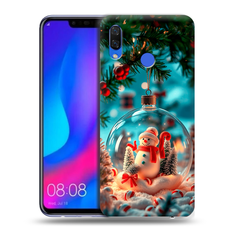 Пластиковый чехол на Huawei Nova 3 с принтом Новый год Пластиковый чехол на Huawei Nova 3 с принтом Новый год