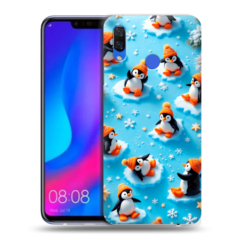 Пластиковый чехол на Huawei Nova 3 с принтом Новый год Пластиковый чехол на Huawei Nova 3 с принтом Новый год