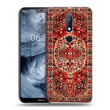 Силиконовый чехол на Nokia 6.1 Plus с принтом Ковер Силиконовый чехол на Nokia 6.1 Plus с принтом Ковер