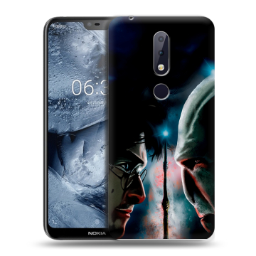 Силиконовый чехол на Nokia 6.1 Plus с принтом Гарри Поттер Harry Potter Силиконовый чехол на Nokia 6.1 Plus с принтом Гарри Поттер Harry Potter