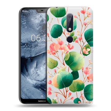 Силиконовый чехол на Nokia 6.1 Plus с принтом женский Силиконовый чехол на Nokia 6.1 Plus с принтом женский