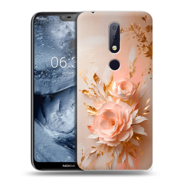 Силиконовый чехол на Nokia 6.1 Plus с принтом женский Силиконовый чехол на Nokia 6.1 Plus с принтом женский