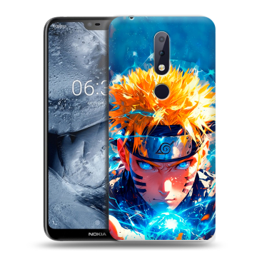 Силиконовый чехол на Nokia 6.1 Plus с принтом Аниме Наруто Naruto