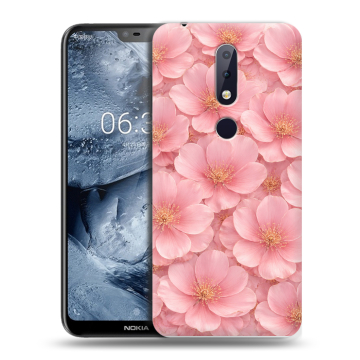 Силиконовый чехол на Nokia 6.1 Plus с принтом женский Силиконовый чехол на Nokia 6.1 Plus с принтом женский