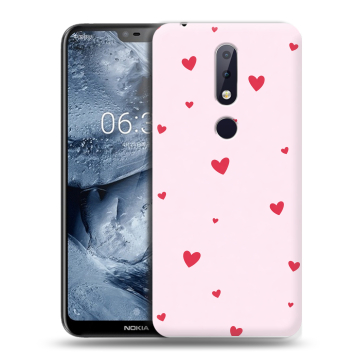 Силиконовый чехол на Nokia 6.1 Plus с принтом для девочек