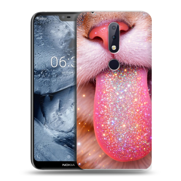 Силиконовый чехол на Nokia 6.1 Plus с принтом для девочек