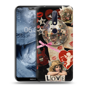 Силиконовый чехол на Nokia 6.1 Plus с принтом для девочек Силиконовый чехол на Nokia 6.1 Plus с принтом для девочек
