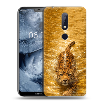 Силиконовый чехол на Nokia 6.1 Plus с принтом женский