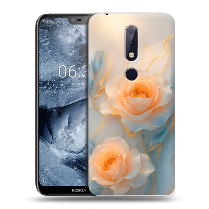 Силиконовый чехол на Nokia 6.1 Plus с принтом Женский Силиконовый чехол на Nokia 6.1 Plus с принтом Женский