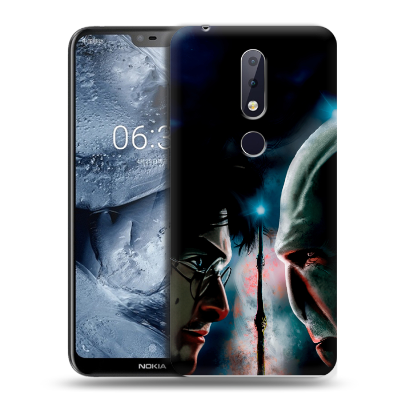 Силиконовый чехол на Nokia 6.1 Plus с принтом Гарри Поттер Harry Potter Силиконовый чехол на Nokia 6.1 Plus с принтом Гарри Поттер Harry Potter