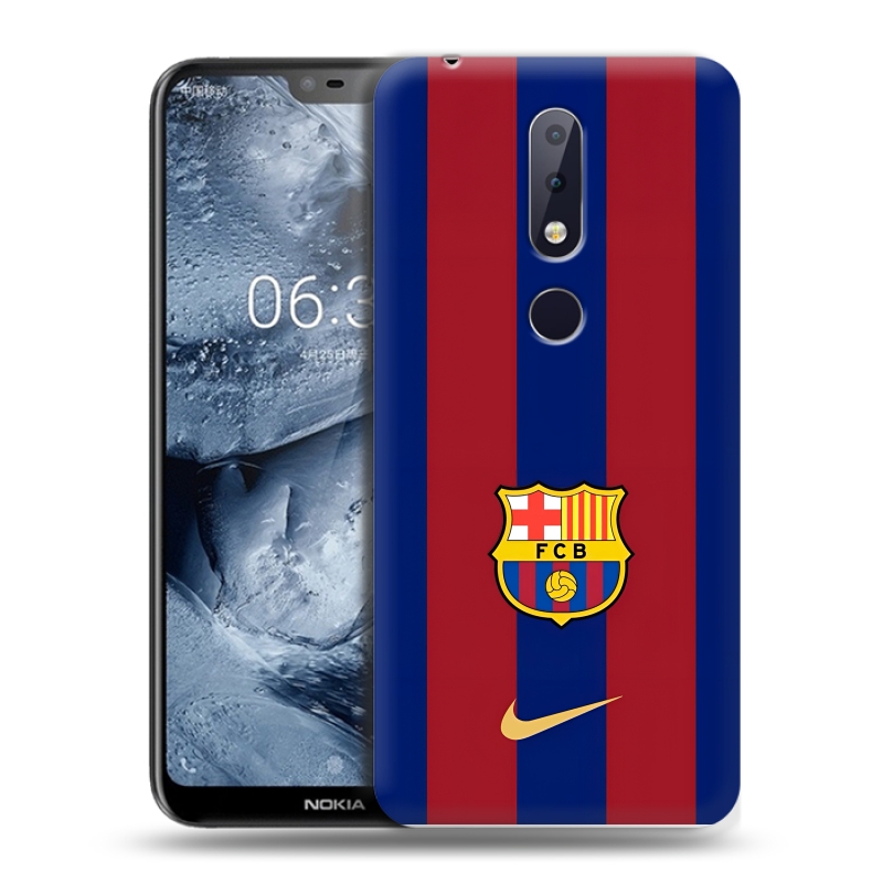 Силиконовый чехол на Nokia 6.1 Plus с принтом Барселона Barcelona Силиконовый чехол на Nokia 6.1 Plus с принтом Барселона Barcelona