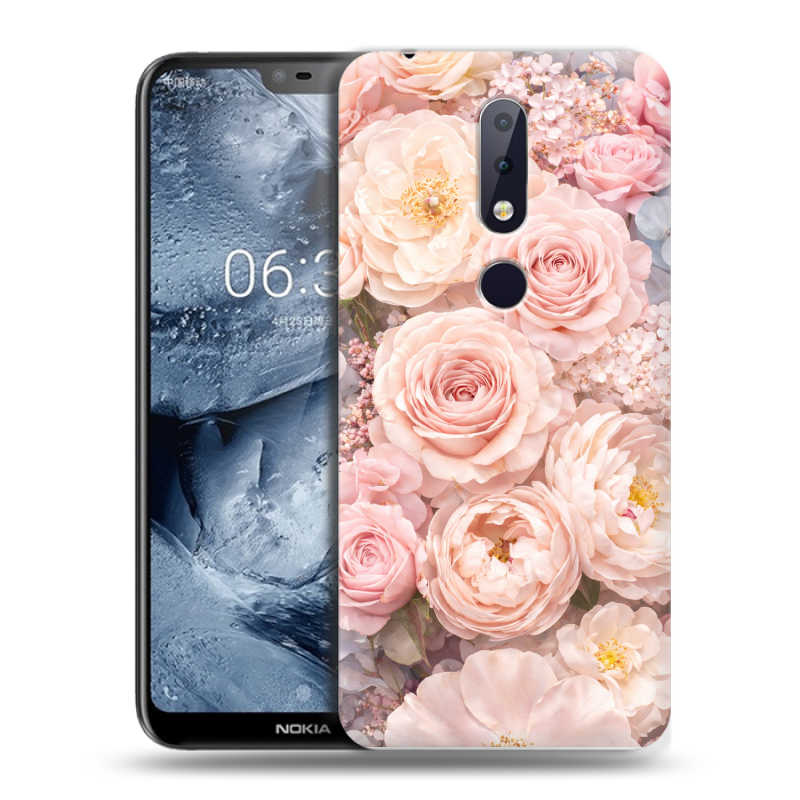 Силиконовый чехол на Nokia 6.1 Plus с принтом женский Силиконовый чехол на Nokia 6.1 Plus с принтом женский