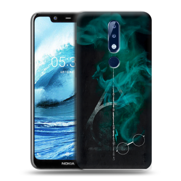 Силиконовый чехол на Nokia 5.1 Plus с принтом Гарри Поттер Harry Potter Силиконовый чехол на Nokia 5.1 Plus с принтом Гарри Поттер Harry Potter