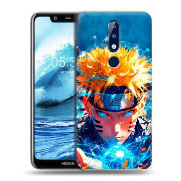 Силиконовый чехол на Nokia 5.1 Plus с принтом Аниме Наруто Naruto Силиконовый чехол на Nokia 5.1 Plus с принтом Аниме Наруто Naruto