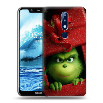 Силиконовый чехол на Nokia 5.1 Plus с принтом Новый год