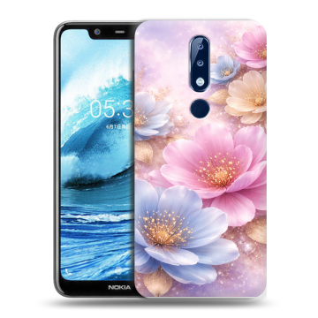 Силиконовый чехол на Nokia 5.1 Plus с принтом женский Силиконовый чехол на Nokia 5.1 Plus с принтом женский