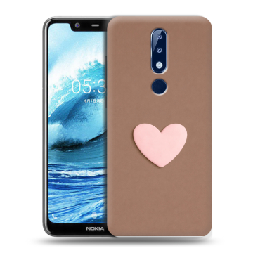 Силиконовый чехол на Nokia 5.1 Plus с принтом женский Силиконовый чехол на Nokia 5.1 Plus с принтом женский