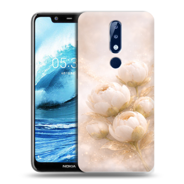 Силиконовый чехол на Nokia 5.1 Plus с принтом женский Силиконовый чехол на Nokia 5.1 Plus с принтом женский