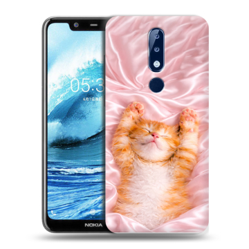 Силиконовый чехол на Nokia 5.1 Plus с принтом женский Силиконовый чехол на Nokia 5.1 Plus с принтом женский