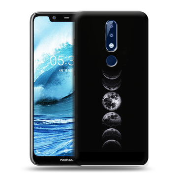 Силиконовый чехол на Nokia 5.1 Plus с принтом женский Силиконовый чехол на Nokia 5.1 Plus с принтом женский