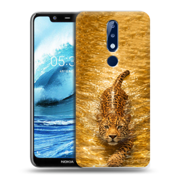 Силиконовый чехол на Nokia 5.1 Plus с принтом женский Силиконовый чехол на Nokia 5.1 Plus с принтом женский