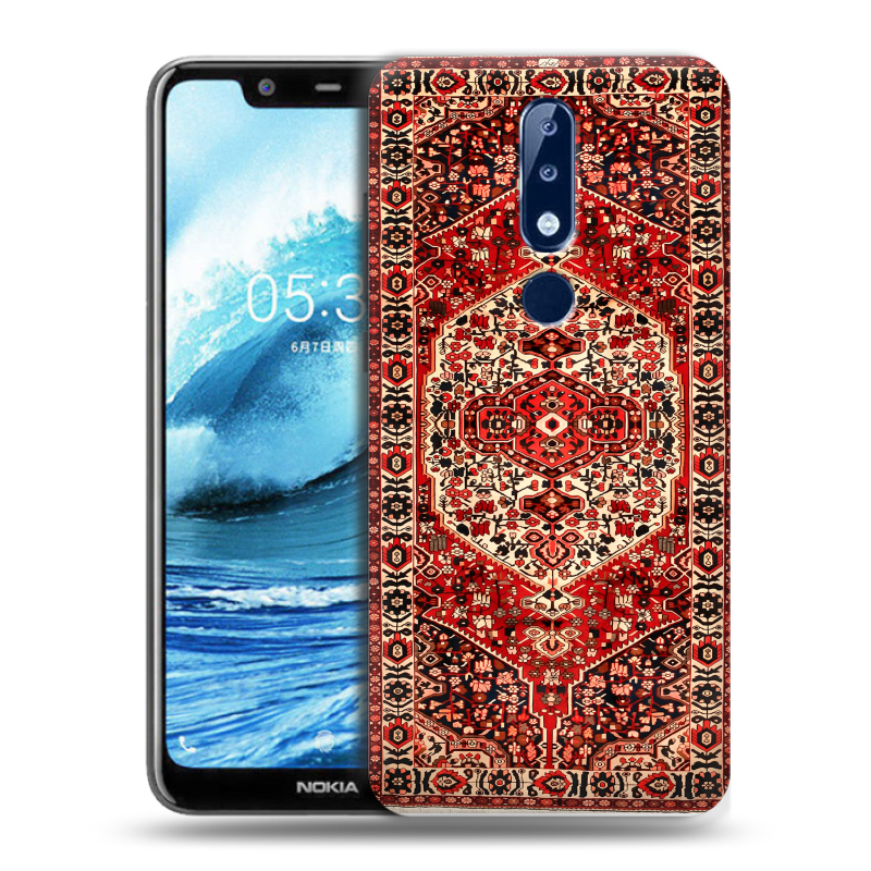 Силиконовый чехол на Nokia 5.1 Plus с принтом Ковер Силиконовый чехол на Nokia 5.1 Plus с принтом Ковер