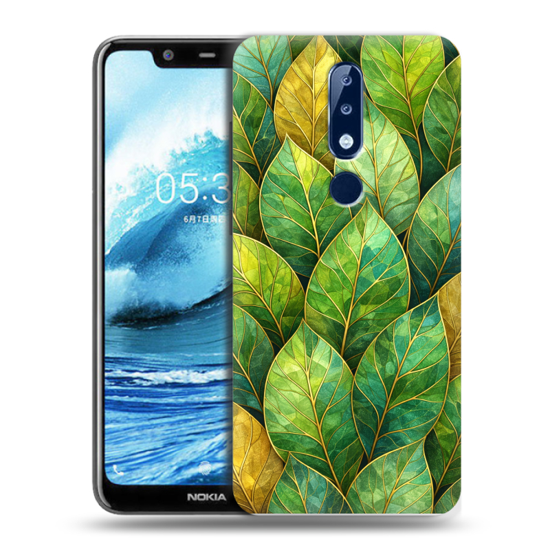 Силиконовый чехол на Nokia 5.1 Plus с принтом женский Силиконовый чехол на Nokia 5.1 Plus с принтом женский