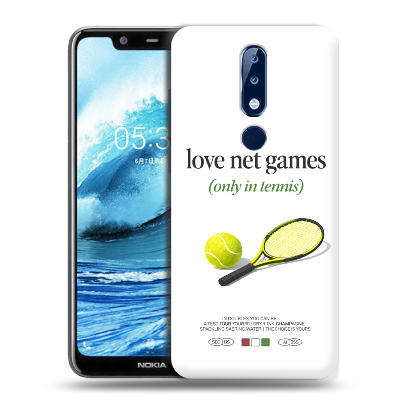 Силиконовый противоударный чехол на Nokia 5.1 Plus с принтом для девочек Силиконовый противоударный чехол на Nokia 5.1 Plus с принтом для девочек