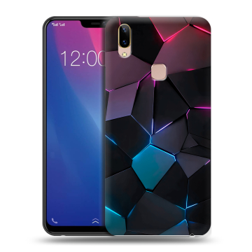 Силиконовый чехол на Vivo Y85 с принтом Геометрия неона Силиконовый чехол на Vivo Y85 с принтом Геометрия неона