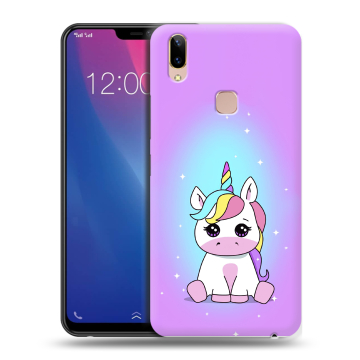 Силиконовый чехол на Vivo Y85 с принтом Единорог Силиконовый чехол на Vivo Y85 с принтом Единорог