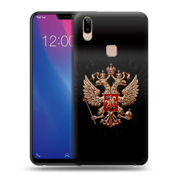 Силиконовый чехол на Vivo Y85 с принтом Герб России Силиконовый чехол на Vivo Y85 с принтом Герб России